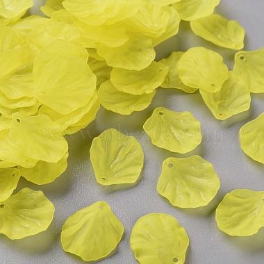 Yellow Petaline Acrylic Pendants