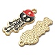 5Pcs Alloy Enamel Pendants(ENAM-YW0002-49B)-2