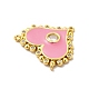 Rack Plating Brass Micro Pave Clear Cubic Zirconia Connector Charms(KK-P230-05G)-4