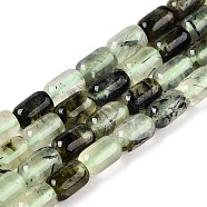 Natural Prehnite Beads Strands, Column, 9~9.5x6mm, Hole: 0.9~1mm, about 42~43pcs/strand, 15.24~15.8''(38.7~39.5cm)(G-G980-45)