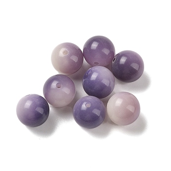 Natural Bodhi Root Beads, Buddha Beads, Round, Medium Purple, 11mm, Hole: 1.8mm