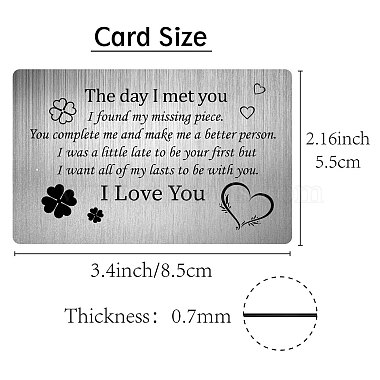 Rectangle 201 Stainless Steel Custom Blank Thermal Transfer Wallet Card(DIY-WH0252-011)-2