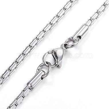 304 Stainless Steel Necklaces(NJEW-E080-17P)-2