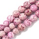 rangs de perles fossiles naturelles de taille gradu&eacute;e(G-F830-A03-01)-3