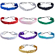 10Pcs 10 Color Wide Stretch Sparkling Polyester Headband(OHAR-GF0001-26)-1