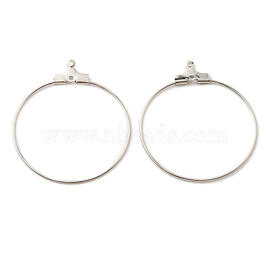 Iron Ring Hoop Earring Pendant(IFIN-E025-02P)-2