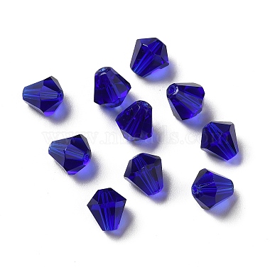 Dark Blue Diamond K9 Glass Beads