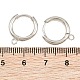 Brass Hoop Earring Findings(KK-CBA8A92-01P)-2