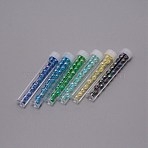 Plastic Round Beads, with Hole, DIY Jewelry Epoxy Handmade Craft Supplies, Mixed Color, 1/4 inch(0.6cm), 20pcs(KY-WH0043-14B)