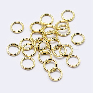 Golden Sterling Silver Closed Jump Rings