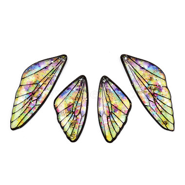 Colorful Butterfly Resin Pendants