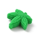 Maple Leaf Silicone Beads(SIL-WH0010-18B)-2