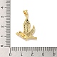 Rack Plating Brass Micro Pave Clear Cubic Zirconia Pendants(KK-C047-20C-G)-3