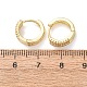 Brass Micro Pave Cubic Zirconia Hoop Earrings(KK-CBA90BB-07G)-5