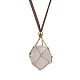 Crystal Holder Cage Necklaces(NJEW-JN04586-03)-4