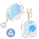 4Pcs 2 Style Laser Effect TPU Coin Purses(AJEW-CA0004-07)-2