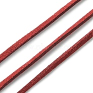 Faux Suede Cord, FireBrick, 2.7mm, about 1m/strand(OCOR-WH0043-L049)