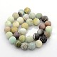 Natural Frosted Flower Amazonite Round Beads(G-D616-10mm)-2