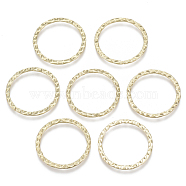 Alloy Linking Rings, Round Ring, Light Gold, 24x1.5mm, Inner Diameter: 20mm(PALLOY-R116-25)