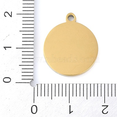 Ion Plating(IP) 201 Stainless Steel Pendants(STAS-K288-02G-T)-3