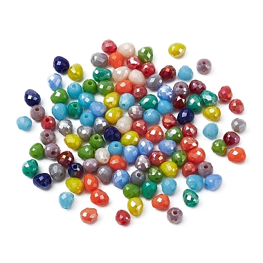 120Pcs Opaque Glass Beads Strands(EGLA-YW0001-23)-2