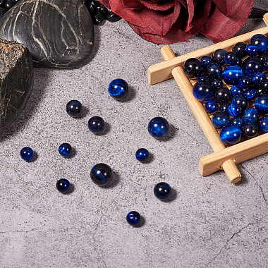 Kissitty Dyed & Heated Natural Tiger Eye Round Beads for DIY Bracelet Making Kit(DIY-KS0001-19)-6