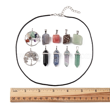 Kit de fabricación de collar de piedras preciosas de diy(DIY-FS0003-53)-6