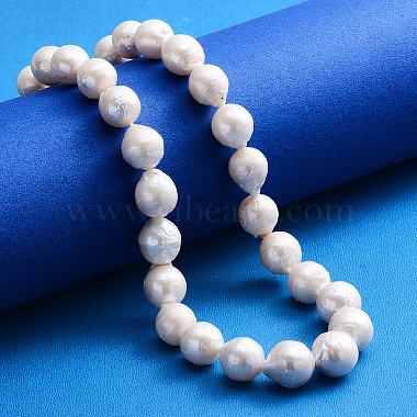 Nuggets Natural Baroque Pearl Keshi Pearl Beads Strands(PEAR-Q004-32)-5