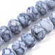 Opaque Baking Painted Glass Beads Strands(EGLA-N006-009B-A10)-1