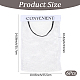 6Pcs Polyester Hanging Storage Bags with Hook and Loop Fastener(AJEW-CN0006-68)-2