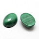 Cabochons malachite naturelles ovales(X-G-O147-03F)-2