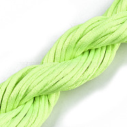 Polyester Thread, Green Yellow, 2mm, about 10m/bundle(X-OCOR-S124-26)