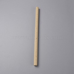 Beech Wood Craft Sticks, Solid Wood Rod, for Knitting Tapestry, Macrame, PapayaWhip, 20x1cm(WOOD-WH0022-27C)