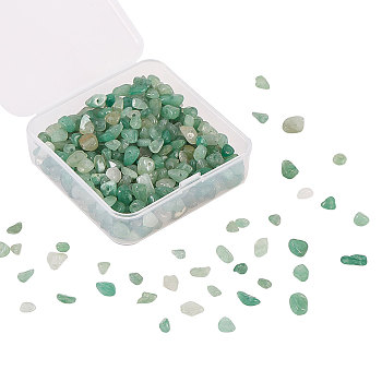 Natural Aventurine Beads, Chips, 5~8x5~8mm, Hole: 1mm