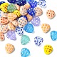 1 Strand Handmade Lampwork Bumpy Beads Strands(LAMP-YW0004-10)-2