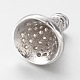 Cônes de perles en laiton avec zircone cubique de micro pave(ZIRC-O019-01P)-2