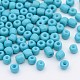 12/0 1.5~2mm Baking Paint Glass Seed Beads Loose Spacer Beads(X-SEED-S001-K10)-1