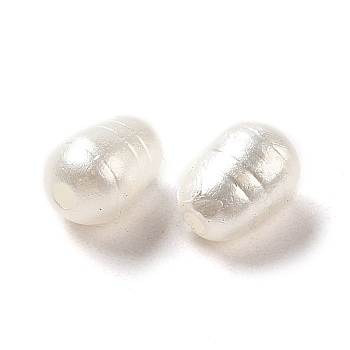 ABS Imitation Pearl Acrylic Beads, Teardrop, Creamy White, 4.5x6.5mm, Hole: 1.2mm, about 6250pcs/500g