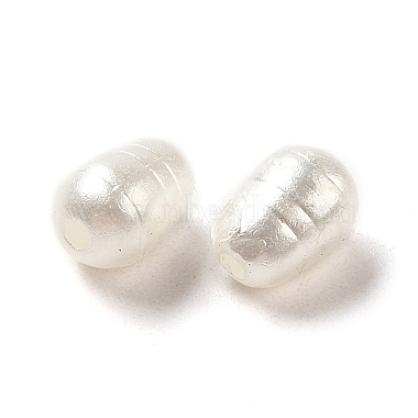 Creamy White Teardrop Acrylic Beads