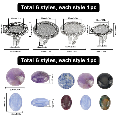 DIY Gemstone Finger Ring Making Kit(DIY-SC0022-34)-2