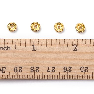 Brass Rhinestone Spacer Beads(RB-A014-L6mm-01G)-4