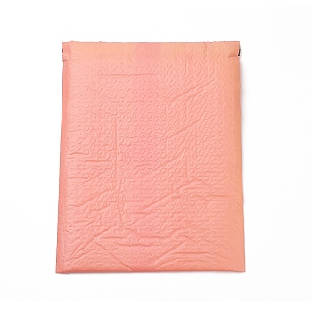 Matte Film Package Bags, Bubble Mailer, Padded Envelopes, Rectangle, Light Salmon, 31.5x23.7x0.03cm