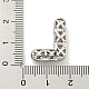 Platinum Plated Brass Micro Pave Cubic Zirconia Pendants(KK-L073-001P-L)-3