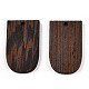 Natural Wenge Wood Pendants(WOOD-T023-56)-2