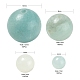 340Pcs 4 Styles Natural Amazonite Beads(G-LS0001-52)-3
