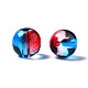 Transparent Two Tone Baking Painted Glass Beads(DGLA-N033-09)-5