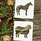 6 pcs 6 styles thème animal animal de compagnie évider dessin pochoirs de peinture(DIY-WH0394-0011)-3