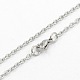 304 Stainless Steel Cable Chain Necklaces(X-STAS-O037-120P)-1