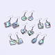 Abalone Shell/Paua Shell Dangle Earrings(EJEW-F147-A)-1