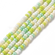Glass Seed Bead Strands, Round Hole, Round, Pale Turquoise, 2.5~3x1.8~2.5mm, Hole: 1mm, about 191~200pcs/strand, 16.06~16.26 inch(40.8~41.3cm)(LAMP-B021-04B)